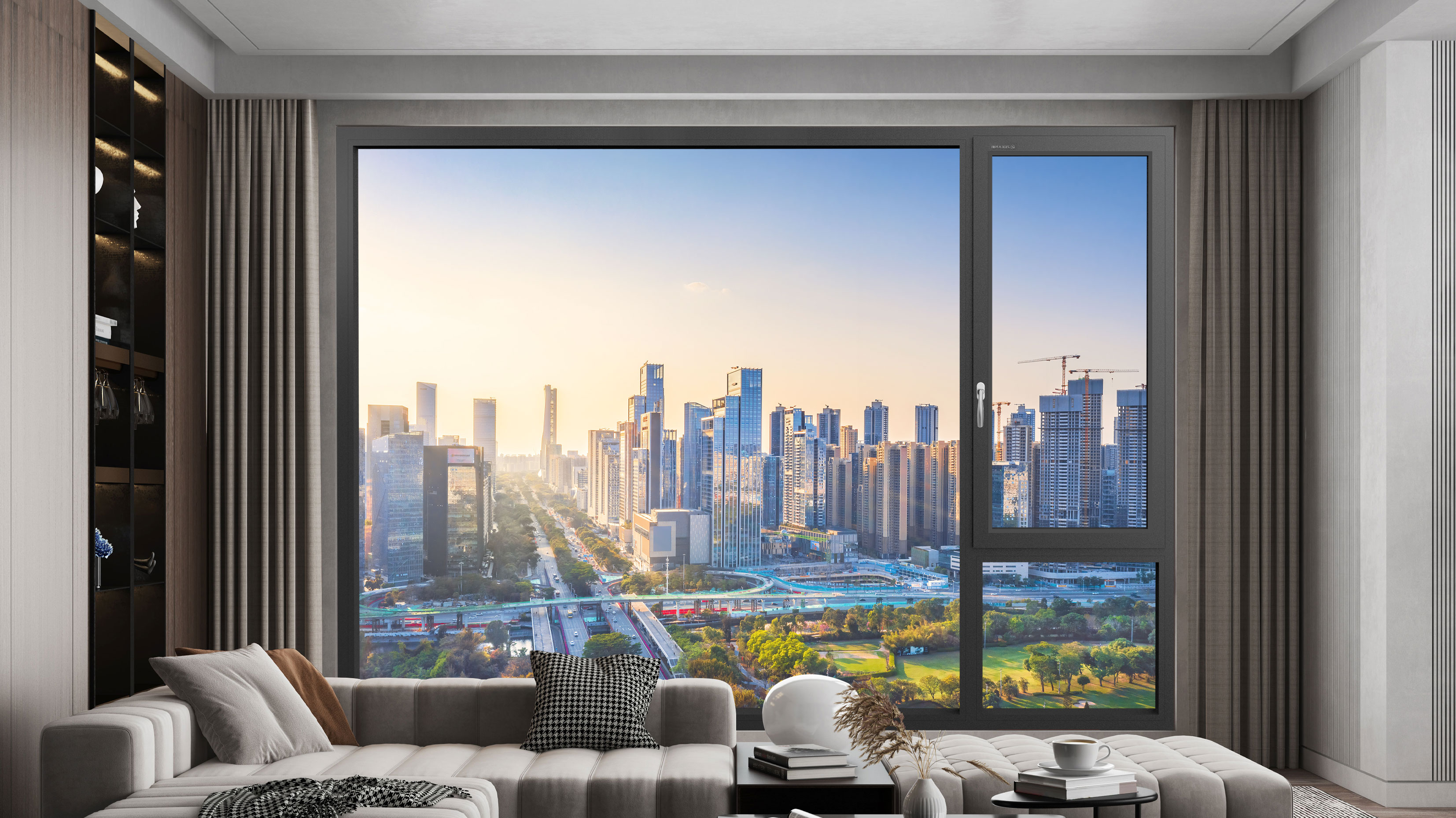 麦窗高定系统门窗,整框焊接系统门窗,麦窗系统门窗