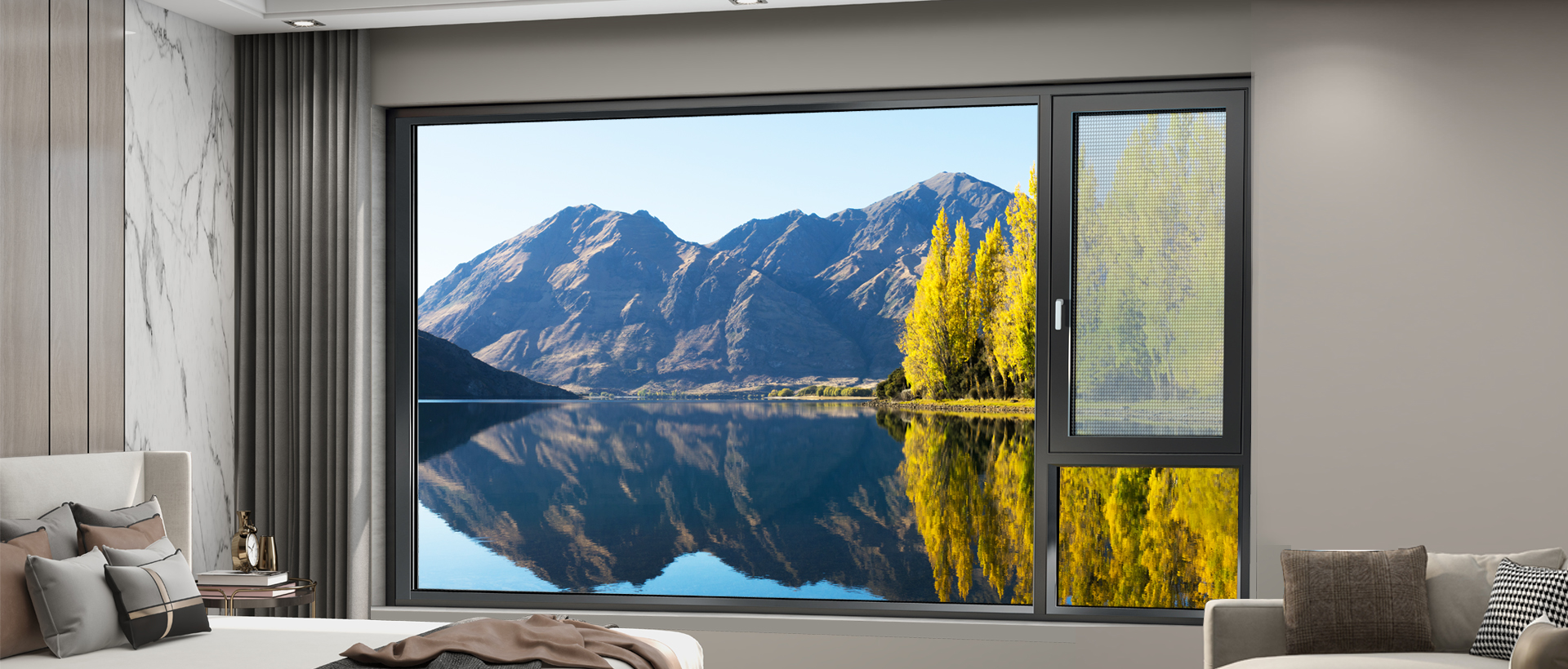 麦窗高定系统门窗,整框焊接系统门窗,麦窗系统门窗